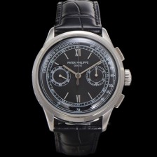 레플리카 [파텍필립] 남성용 컴플리케이션 5170G 크로노그래프 오토매틱 7750 타입 39mm 가죽줄 블랙 다이얼 pat2206  