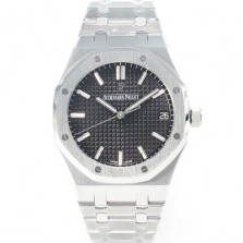 레플리카 [오데마피게] 로얄오크 하이엔드 15500ST.OO.1220ST.03 최신형 Cal.4302 셀프와인딩 무브먼트 41MM 그랜드 파피스리 패턴 블랙 다이얼 AUD23840  