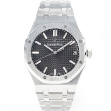 레플리카 [오데마피게] 로얄오크 하이엔드 15500ST.OO.1220ST.03 최신형 Cal.4302 셀프와인딩 무브먼트 41MM 그랜드 파피스리 패턴 블랙 다이얼 AUD23840  