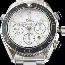 레플리카 [오메가] 남성용 시마스터 플래닛오션 222.30.38.50.01 크로노그래프 화이트 다이얼 오토매틱 무브먼트 OMG00014  
