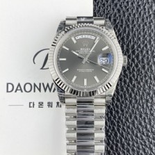 레플리카 [로렉스] 남성용 New 데이데이트 m228239-0060 40mm 오토매틱 Cal.3255타입 그레이 다이얼 rol5635  