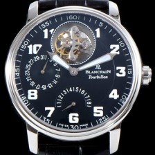 레플리카 [블랑팡] 남성용 NEW 레망 아쿠아 렁 Update!! 2125-3630m-64b 투어빌론 파워리저브 블랙 다이얼 아시안 투어빌론 탑재 무브먼트 BLA4233  