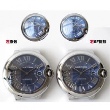 레플리카 [까르띠에] 남성용 2019신상 발롱블루 WSBB0025 42mm 악어가죽 밴드 블루 다이얼 오토매틱 무브먼트 CAR0107  