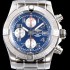 레플리카 [브라이틀링] 남성용 슈퍼 어벤져II A1338111/C870/170A 크로노그래프 블루 다이얼 브레이슬릿 오토매틱 무브먼트 BRE0252  