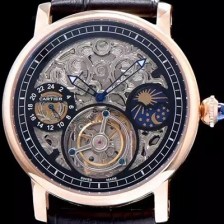 레플리카 [까르띠에] 남성용 로통드 드 까르띠에 투어빌론 시리즈 CAR0030  