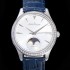 레플리카 [예거르꿀뜨르] 남성용 마스터 울트라 씬 문페이즈 39mm 오토매틱 866타입 다이아몬드 가죽줄 화이트다이얼 jag1151  