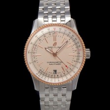 레플리카 [브라이틀링] 남성용 네비타이머 U17325211G1A1 크로노그래프 오토매틱 2824타입 38mm 메탈줄 화이트 다이얼 bre6027  