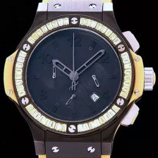 레플리카 [휴블렛] 여성용 빅뱅 에볼루션 쿼츠 38mm 블랙다이얼 버젼 HUB4201  