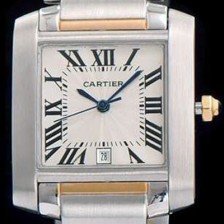 레플리카 [까르띠에] 여성용 탱크 스위스 쿼츠 화이트 다이얼 커플 화이트다이얼 CAR0310  