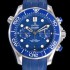 레플리카 [오메가] 남성용 씨마스터 디버 300M 코엑시얼 크로노그래프 P. 9900타입 44mm 러버우레탄밴드 블루다이얼   omg54790  