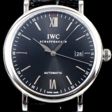 레플리카 [아이더블유씨] 남성용 포르토피노 IW356502 오토매틱 센트럴 해킹 세컨즈 블랙 다이얼 오토매틱 무브먼트 IWC0130  