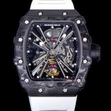 레플리카 [리차드밀레] 남성용 리차드밀 RM12-01 투어빌론 수동기계식 포지드 카본케이스 켈레톤 다이얼 RIC01369  