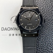 레플리카 [휴블렛] 남성용 클래식 퓨전 511.CM.1171.RX 블랙 PVD코팅 매직 42mm 오토매틱 2892타입 블랙 다이얼 hub2150  