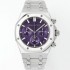 레플리카 [오데마피게] 남성용 로얄오크 26240BC.OO.1320BC.01 크로노그래프 41mm 오토매틱 Cal.4401 타입 퍼플 와플 다이얼 aud6555  