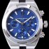 레플리카 [바쉐론콘스탄틴] 남성용 오버시즈 49150000A-9745 컬럼 휠 크로노그래프 블루 텍스쳐 다이얼,아라비안 오토매틱 무브먼트 VAC0244  