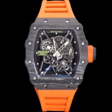 레플리카 [리차드밀러] 남성용 RM035-01 라파 수동/기계식 무브먼트 50mm 카본 우레탄줄 스캘래톤 다이얼 ric0231  