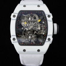 레플리카 [리차드밀레] 남성용 RM27-02 투어빌론 라파엘 나달 47mm 기계식 수동형 무브먼트 스켈레톤 다이얼 ric0274  