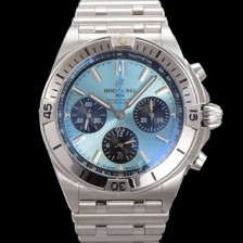 레플리카 [브라이틀링] 남성용 크로노맷 B01 오토매틱 ETA7750-2 타입 42mm 메탈줄 스카이블루다이얼 bre75106  
