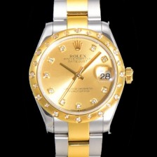 레플리카 [로렉스] 여성용 데이져스트 오이스터 31mm 레이디 오토매틱 하모니 베젤 18K옐루골드 투톤콤비 3열 브레이슬릿 메탈줄 골드다이얼 rol95314  