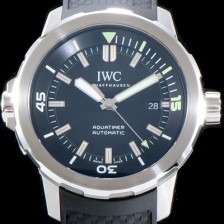 레플리카 [아이더블유씨] 남성용 아쿠아타이머 IW329001 신형 다이버 워치!! 센트럴 해킹 세컨즈 블랙 다이얼 오토매틱 무브먼트 IWC0103  