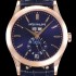레플리카 [파텍필립] 남성용 컴플리케이션 5396R-014 에뉴얼 캘린더 39MM UP!! 데이-데이트 문페이즈 18K 로즈골드 케이스 네이비 다이얼 Cal.324 S C 오토매틱 무브먼트 PAT0150  
