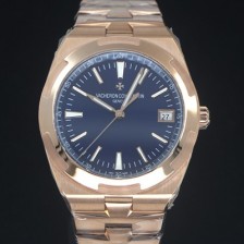 레플리카 [바쉐런 콘스탄틴] 남성용 오버시즈 4500V/210R-B705 18k 로즈골드 오토매틱 무브먼트 41mm 블루 다이얼 vac1160  