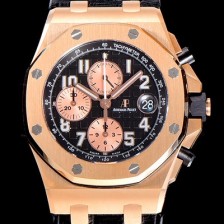 레플리카 [오데마피게]남성용  1:1버전 베스트 에디션 로얄오크 오프오셔 18K로즈골드 42미리 오토매틱 크로노그래프 기능 블랙다이얼 AUD89231  