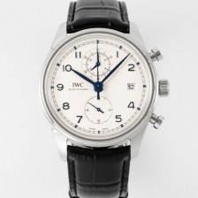 레플리카 [아이더블유씨] 남성용 포루투기즈 IW390303 크로노그래프 42mm 오토매틱 무브먼트 화이트 다이얼 iwc4098  