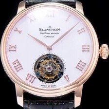 레플리카 [블랑팡] 남성용 투어빌론 42mm 화이트다이얼 BLA42040  