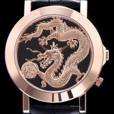 레플리카 [피아제] 남성용 폴로 시리즈 로즈 골드 룡토템 블랙 다이얼 스위스 쿼츠무브 PIA4205  