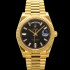 레플리카 [로렉스] 남성용 New "VIP 타입 최종형" 데이데이트 m228238-0004 무게195g 18K 옐로우골드 40mm 오토매틱 Cal.3255 타입 블랙 바게트 다이얼 rol5422  