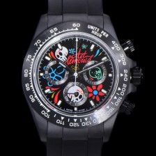 레플리카 [로렉스] 남성용 세라믹 데이토나 크로노그래프 오토매틱 A7750-2 타입 40mm 세라믹재질 세라믹밴드 블랙다이얼  rol1223  