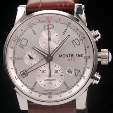 레플리카 [몽블랑] 남성용 타임워커 크로노 SS 실버 다이얼 43mm mon00051 MON4200  