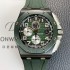 레플리카 [오데마피게] 남성용 로얄오크 오프쇼어 26405CE.OO.A056CA.01 세라믹 베젤 크로노그래프 44mm 오토매틱 무브먼트 그린 다이얼 aud6580  
