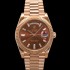레플리카 [로렉스] 남성용 New "VIP 타입 최종형" 데이데이트 m228235-0003 무게195g 18K 로즈골드 40mm 오토매틱 Cal.3255 타입 초콜릿 바게트 다이얼 rol5416  