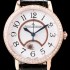 레플리카 [예거르꿀르뜨] 남성용 랑데부 나잇&데이 3442440 레이디 워치 18K 로즈골드 최상급 다이아몬드 세팅 베젤 문페이즈 화이트 텍스쳐드 다이얼 오토매틱 무브먼트 JAG0425  