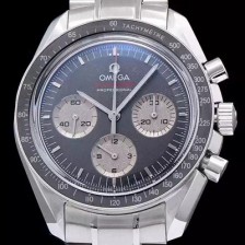 레플리카 [오메가] 남성용 스피드마스터 그레이 다이얼 핸드 와인딩 무브먼트 OMG00007  