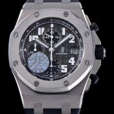 레플리카 [오데마피게] 남성용 로얄오크 오프쇼어 26170ST.OO.D101CR.03 블랙 테마 에디션!!크로노그래프 블랙 와플 다이얼 오토매틱 무브먼트 AUD0210  