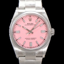 레플리카 [로렉스] 남성용 904스틸 오이스터 퍼페추얼 m126000 오토매틱 칼리버 3230타입 36미리 메탈시계 핑크 다이얼 rol5366  