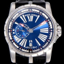레플리카 [로저드빌]남성용 엑스칼리버 오토매틱 45미리 티타늄 블루다이얼 ROG36044  