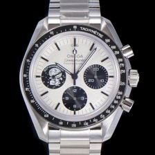 레플리카 [오메가] 남성용 스피더마스터 기념시리즈 실버 스누피 어워드 수동기계식 42mm 메탈줄 화이트다이얼   omg06213  