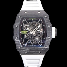 레플리카 [리차드밀러] 남성용 RM035-01 라파 수동/기계식 무브먼트 50mm 카본 우레탄줄 스캘래톤 다이얼 ric0229  