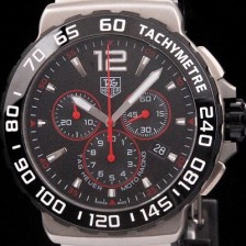 레플리카 [태그호이어] 남성용 포뮬러 모토레이싱 크로노 블랙 다이얼 F1 TAG4211  