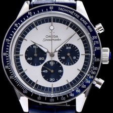 레플리카 [오메가] 남성용 스피드마스터 화이트블루 다이얼 일본쿼츠 OMG00012  