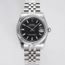 레플리카 [로렉스] 여성용 데이져스트 178274 플루티드 31mm 쥬빌레 오토매틱 2236타입 블랙 다이얼 rol5439  