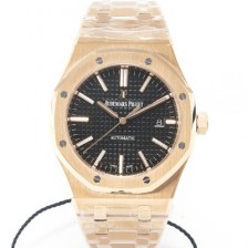레플리카 [오데마피게] 남성용 하이엔드 로얄오크 15400OR.OO.1220OR.01 18K 로즈골드 오토매틱 Cal.3120타입 41mm 블랙 와플 다이얼 AUD0152  