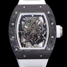 레플리카 [리차드밀레] 남성용 RM055 NTPT 카본케이스 50미리 스켈레톤 다이얼 기계식 수동형 무브먼트 RIC73895  