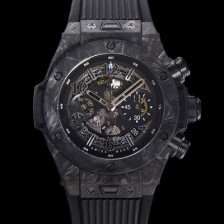 레플리카 [휴블렛] 남성용 빅뱅 유니코 풀카본 제질 오토매틱 Hub1242 타입 45mm 러버우레탄줄 스켈래톤다이얼  hub1129  