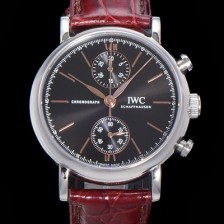 레플리카 [아이더블유씨] 남성용 포르토피노 IW391404 블랙 다이얼 39미리 악어가죽 7750 오토매틱 무브먼트 IWC76300  