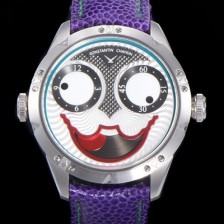 레플리카 [콘스탄틴 차이킨] 남성용 조커 오토매틱 NH35타입 42mm 가죽줄 화이트 다이얼 kon15807  